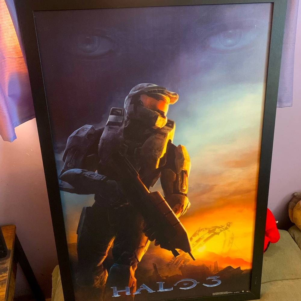 Halo 3 Oil Print on Wood Canvas - Limited Edition